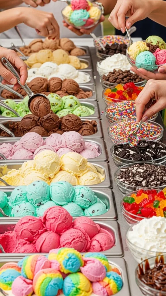 19. Ice Cream Scoop Bar