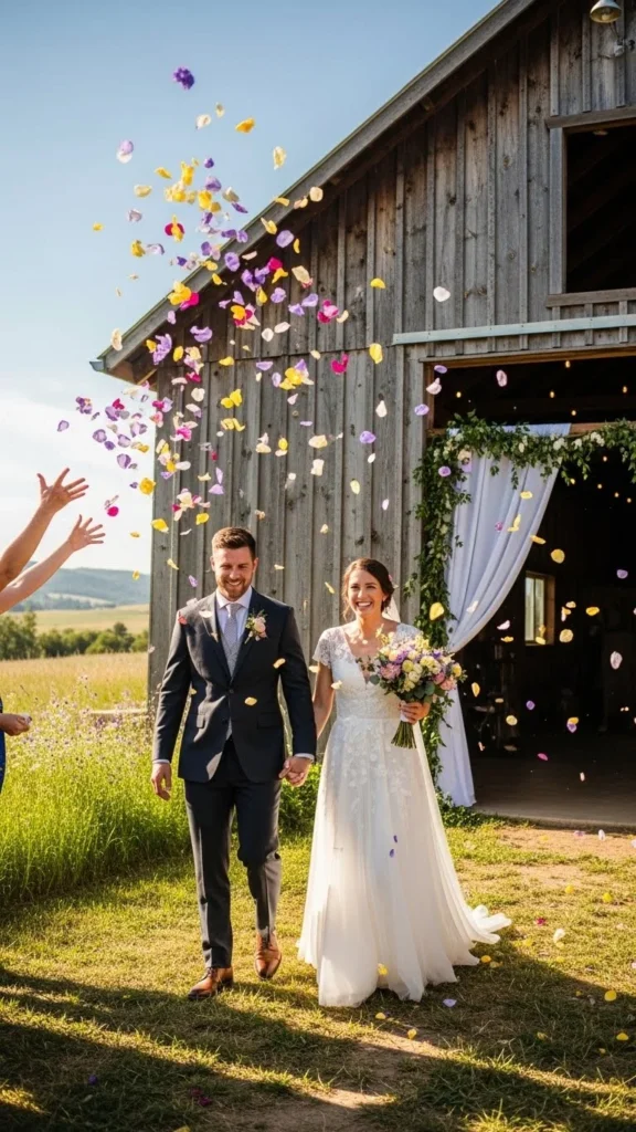 19. Wildflower Petal Toss