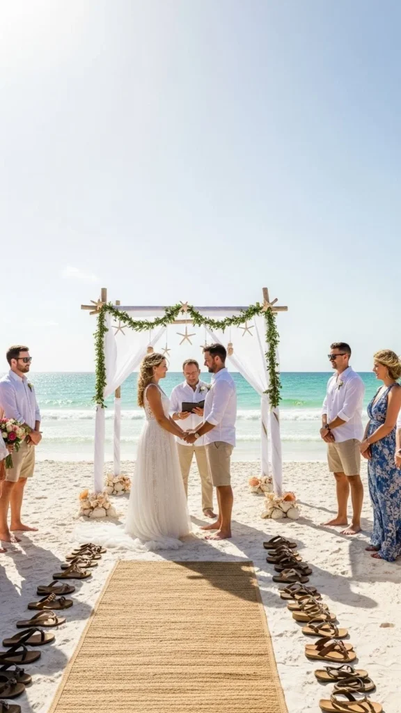 2. Barefoot Ceremony Setup