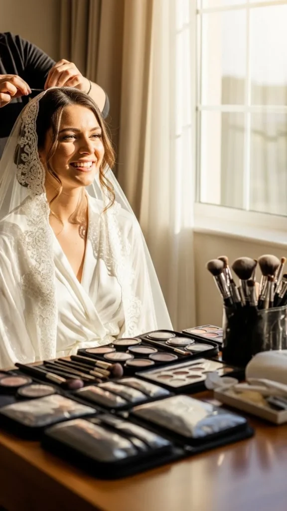 2. Bride Getting Ready