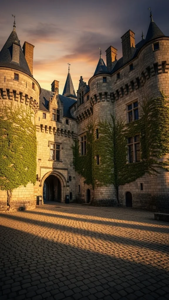 2. Castle with Ivy-Covered Walls