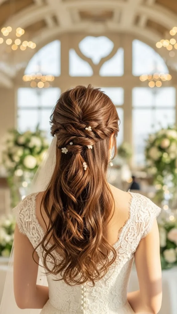 2. Half-Up Twisted Crown