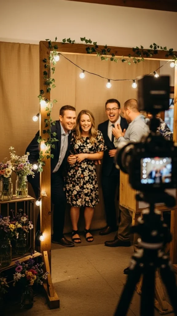 20. Rustic Photo Booth