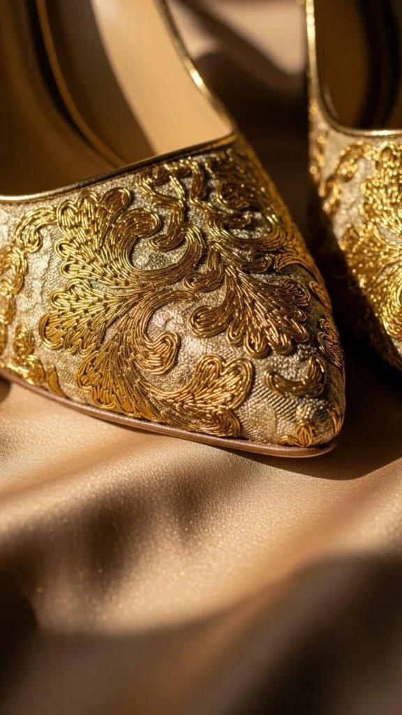 21. Brocade Heels