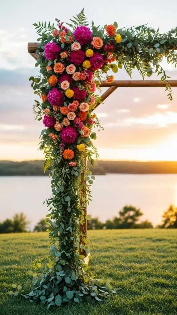 21. Cascading Flower Arch