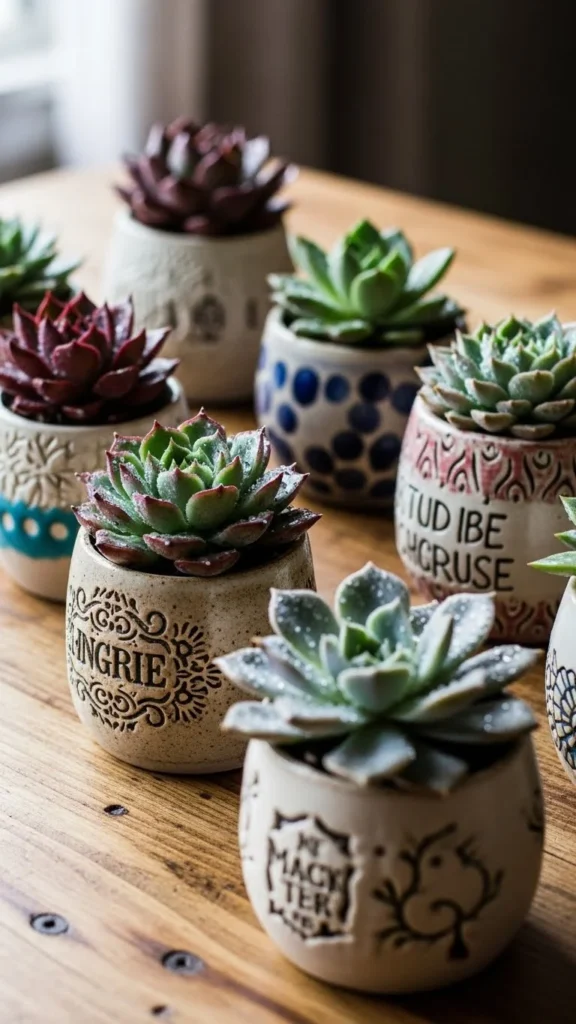 21. Mini Succulent Plants