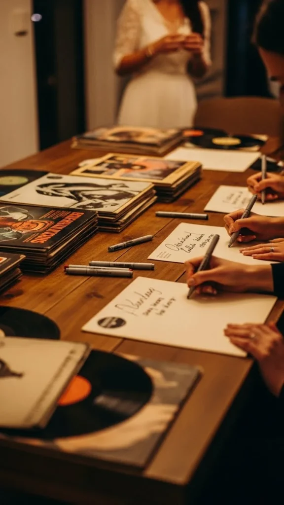 21. Vinyl Record Guestbook