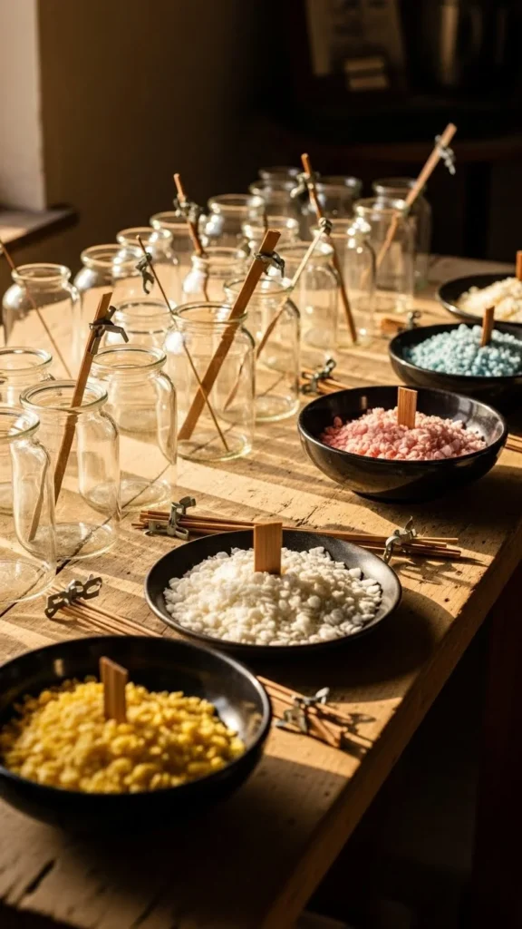 22. DIY Candle Table