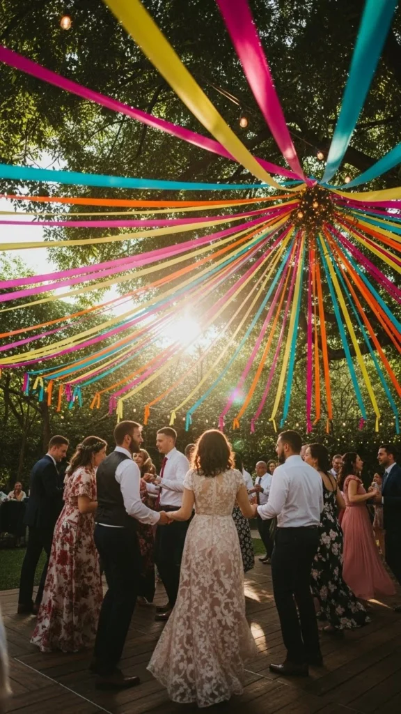 22. Hanging Ribbon Décor