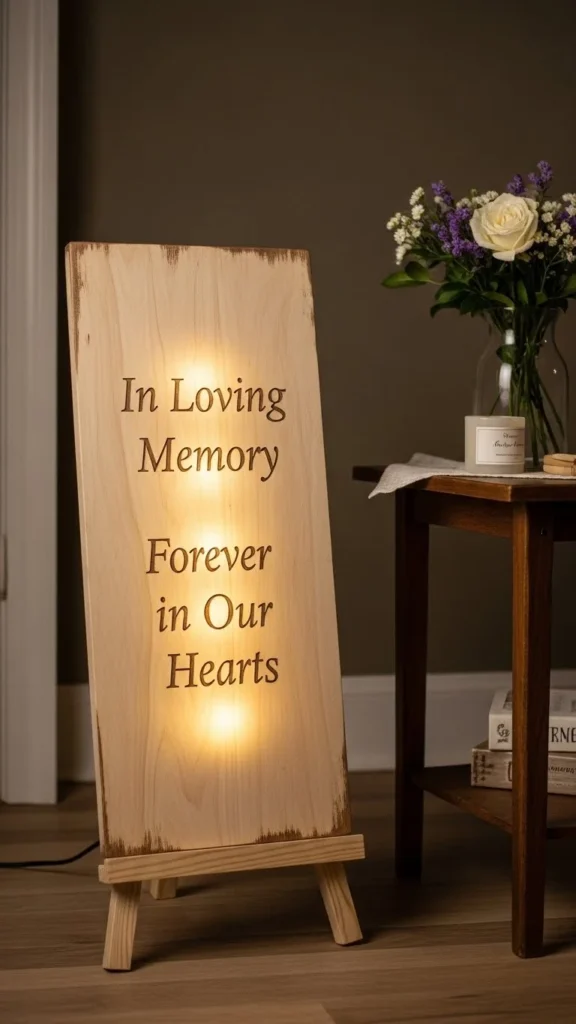 22. In-Loving-Memory Tribute Sign