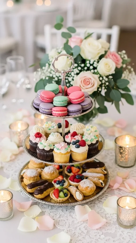 22. Tiered Dessert Displays