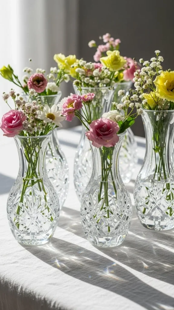 23. Crystal Vase Clusters