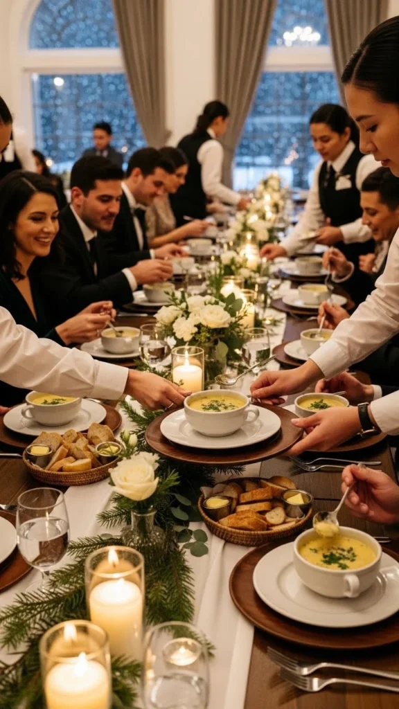 23. Hot Soup or Bread Course