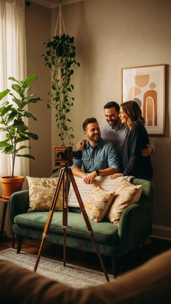 23. Lounge-Style Photo Booth