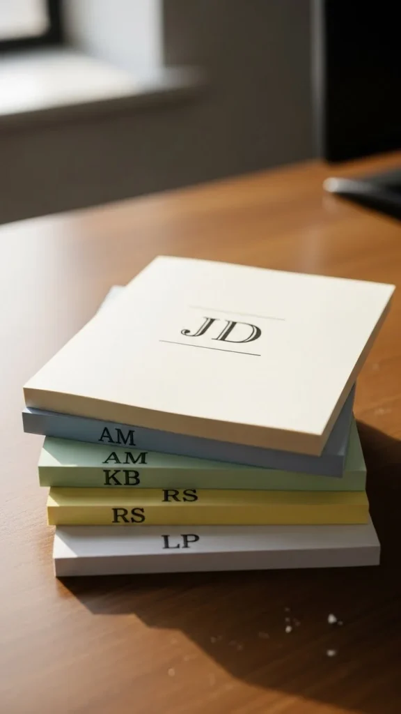 23. Personalized Notepads