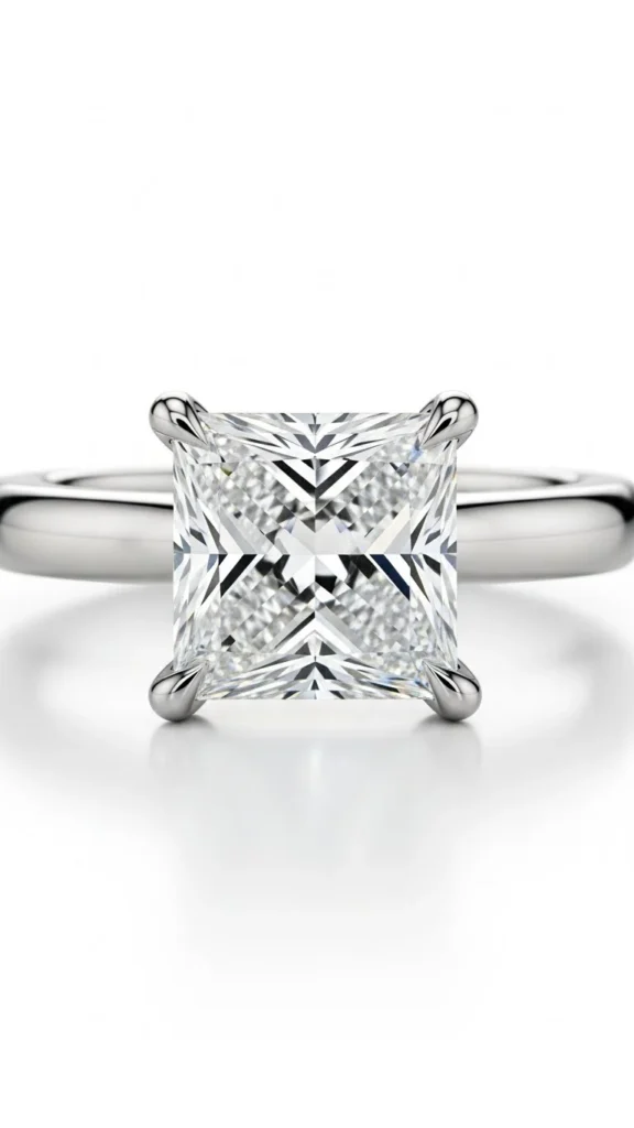 23. Princess-Cut Sparkle