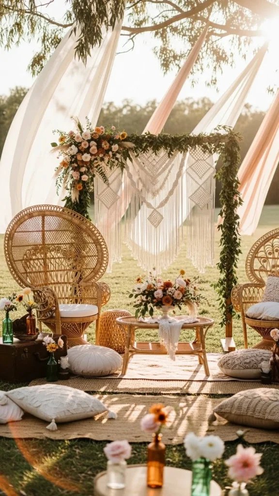 24 Dreamy Boho Wedding Ideas for a Free-Spirited Celebration (2)