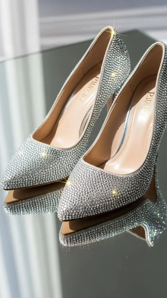 24. Crystal-Encrusted Stilettos