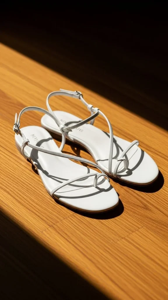 26. Minimalist Leather Sandals
