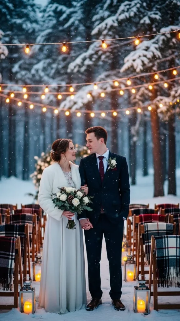 28 Cozy Winter Wedding Ideas for a Magical Celebration (1)