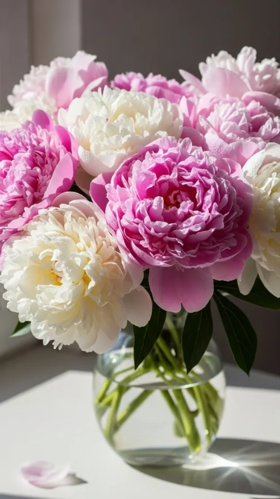 3. Peonies