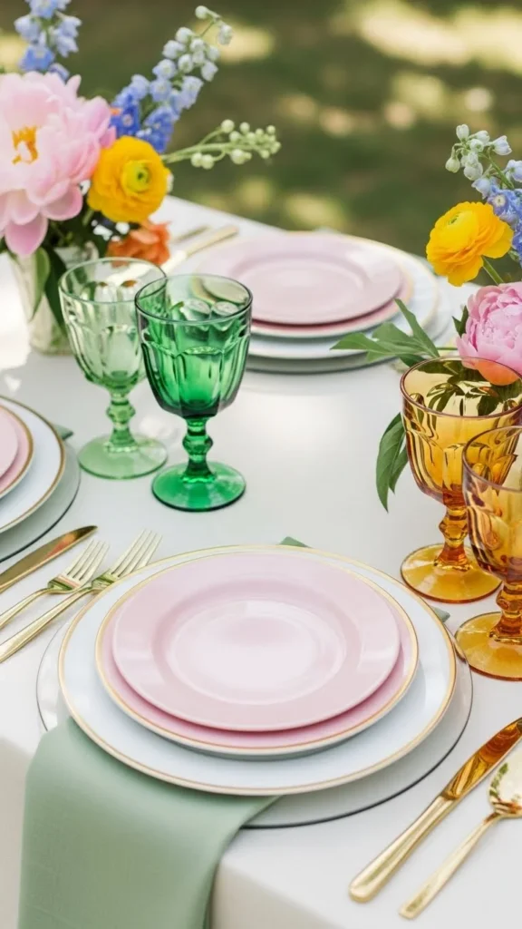 4. Colored Glassware