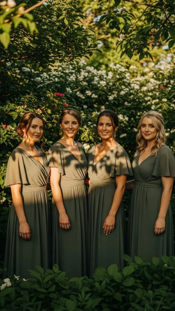 4. Earthy Olive Tones