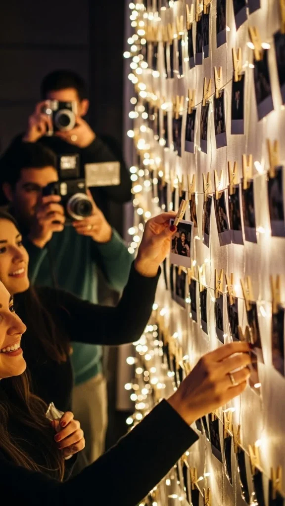 4. Polaroid Guest Wall