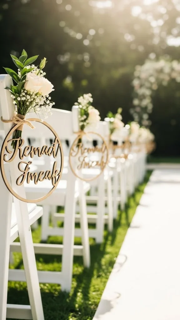 4. Reserved Seating Signs