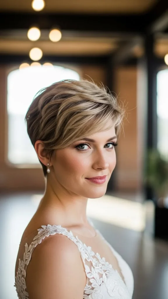 4. Textured Pixie with Volume