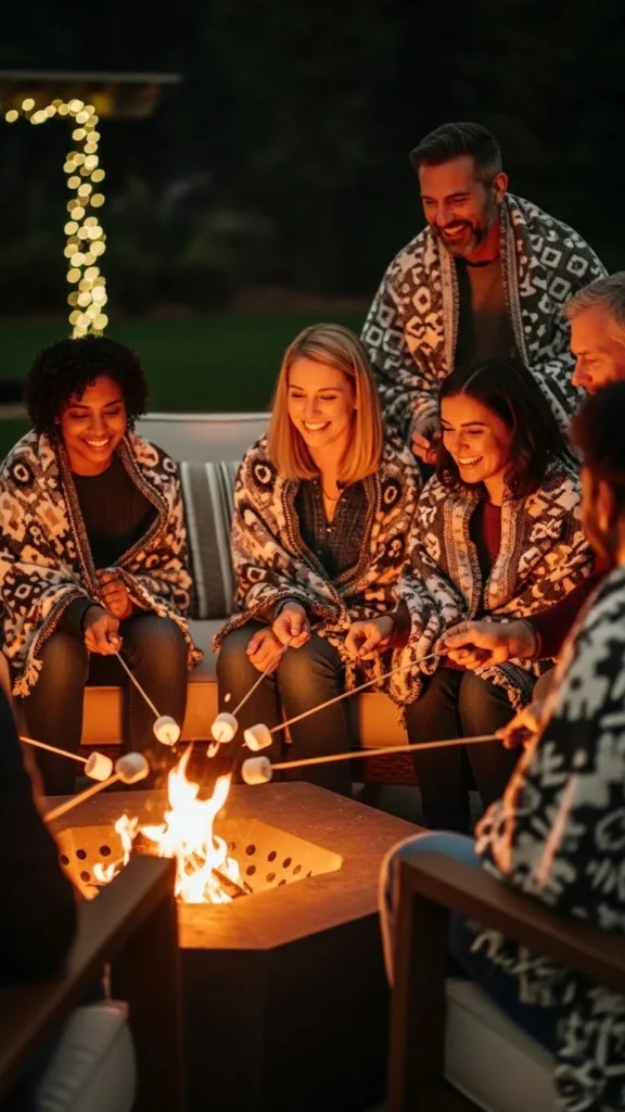 5. Cozy Firepit Circle