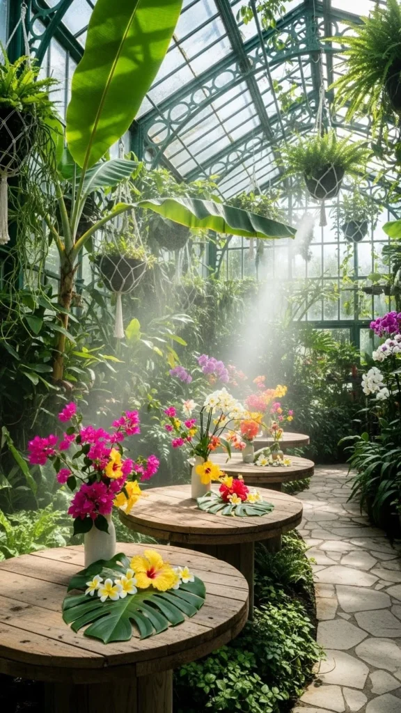 6. Vintage Greenhouse Charm