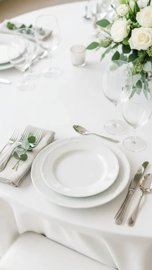 7. Minimal Table Settings