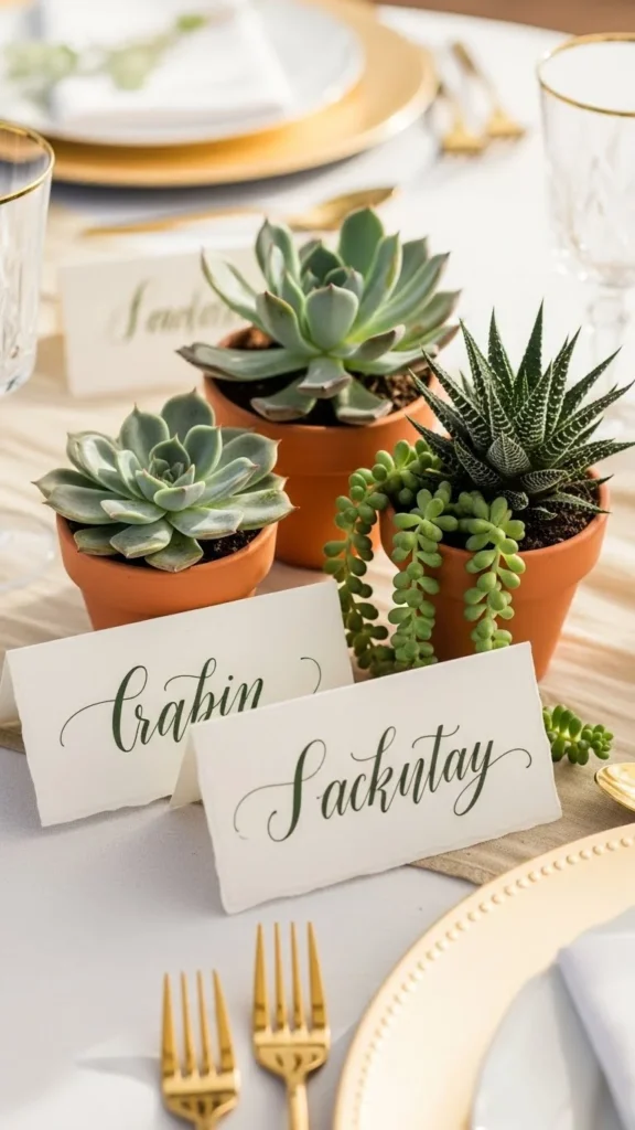 8. Personalized Place Cards