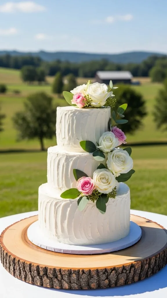 8. Wooden Cake Stand