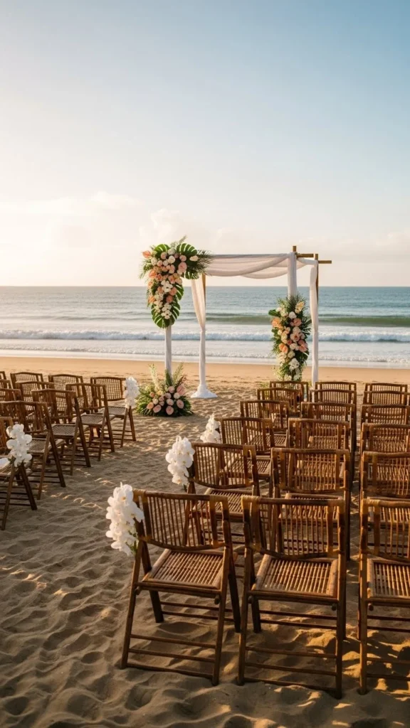 9. Bamboo Ceremony Chairs