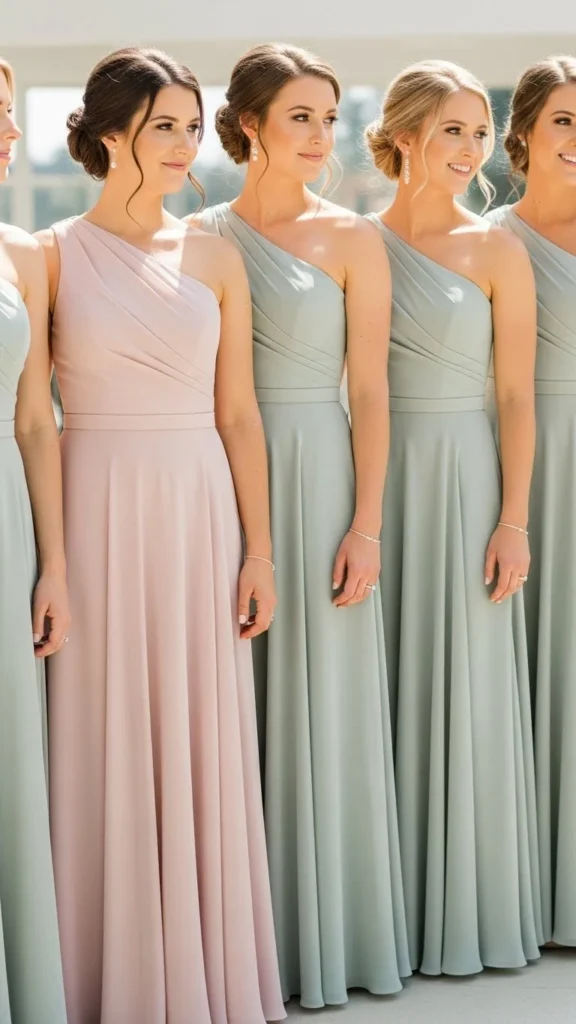 9. One-Shoulder Simplicity