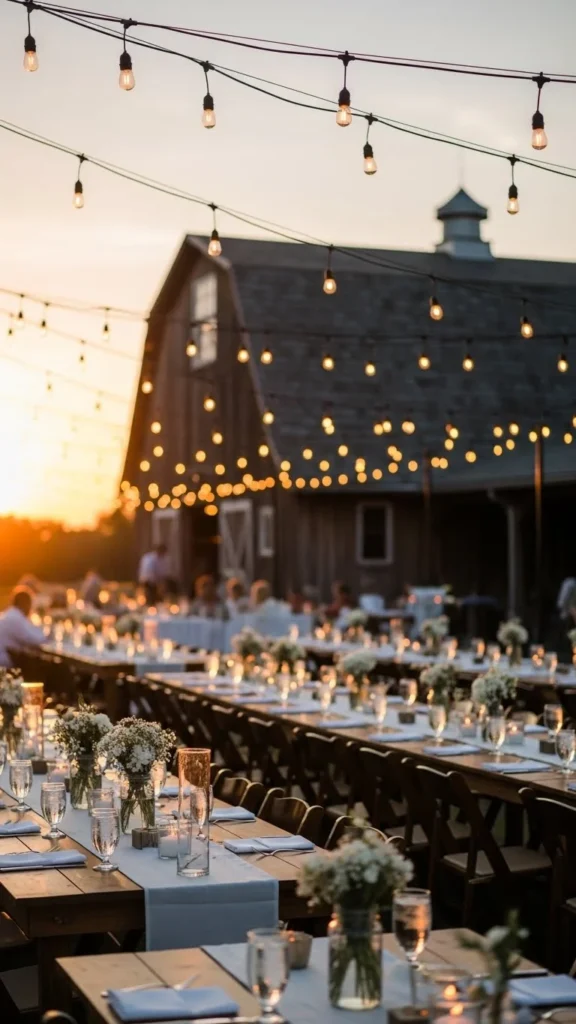 9. String Light Canopy