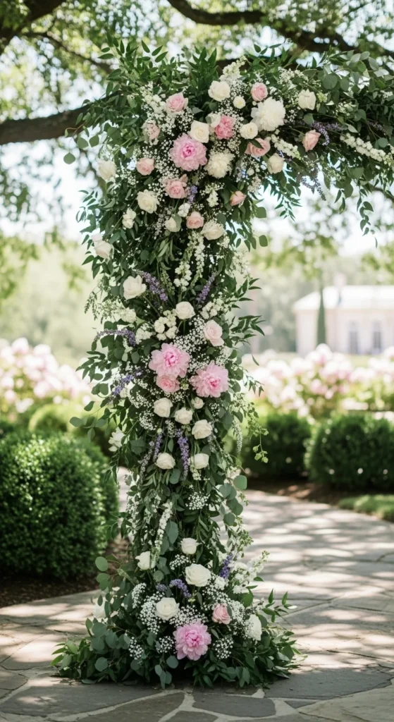 1. Asymmetrical Garden Arch