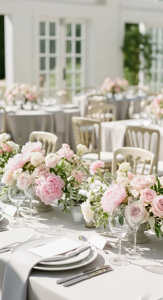 1. Blush and Soft Gray