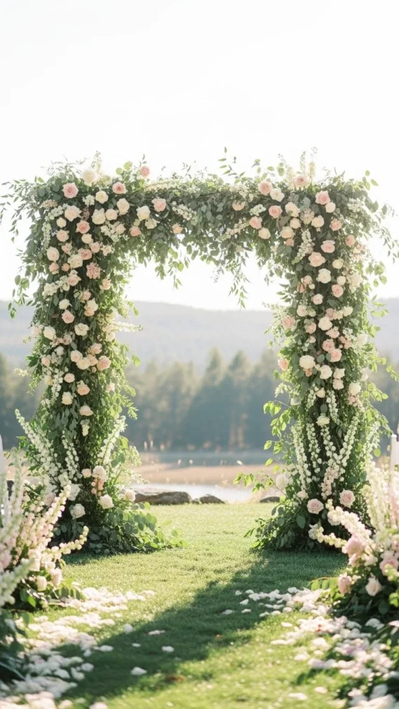 1. Floral Arch Backdrop