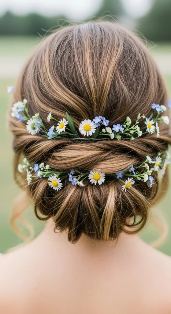10. Floral Hair Pins