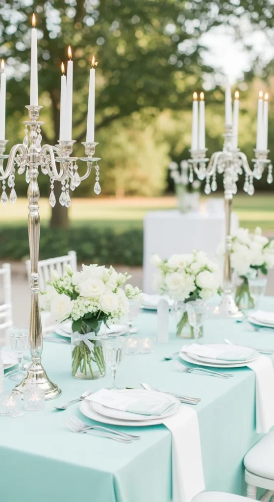 10. Mint and White