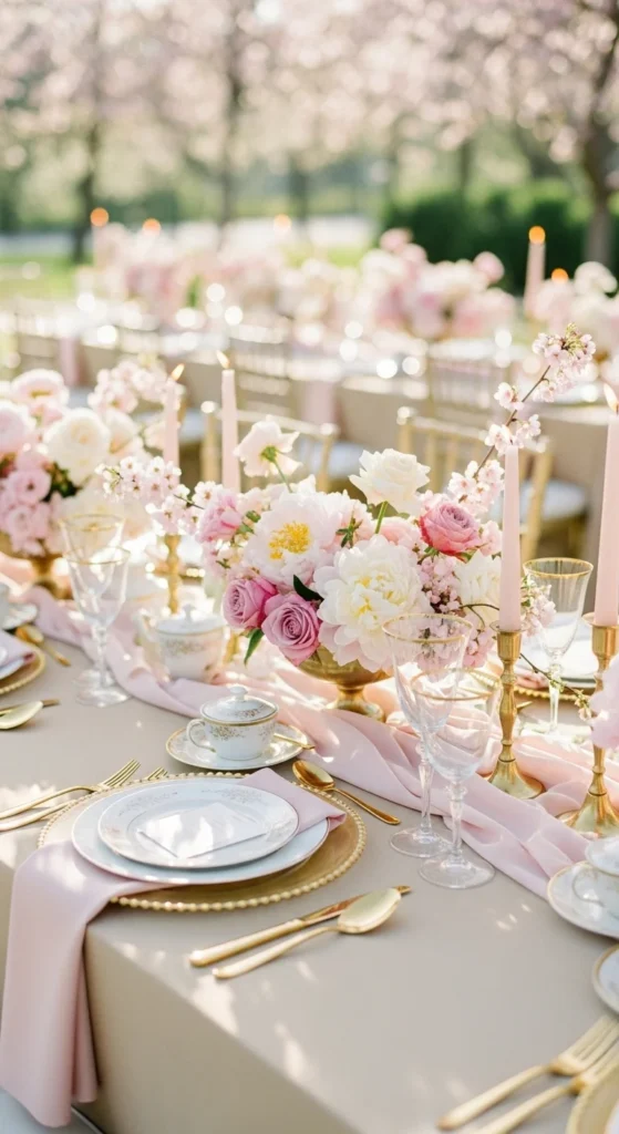 11. Champagne and Soft Pink