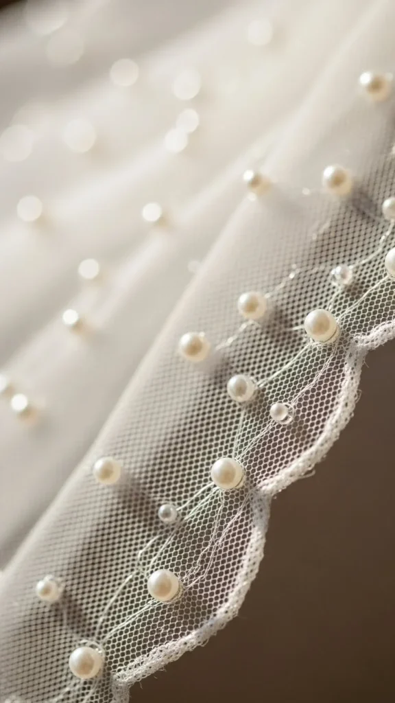 11. Pearl-Trim Veil