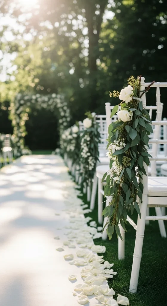 12. Minimal Greenery Swags