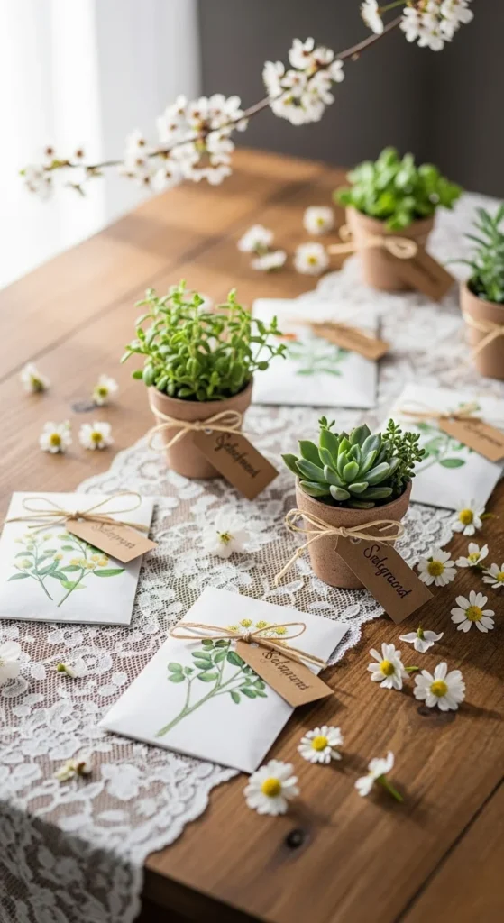 12. Spring-Inspired Wedding Favors