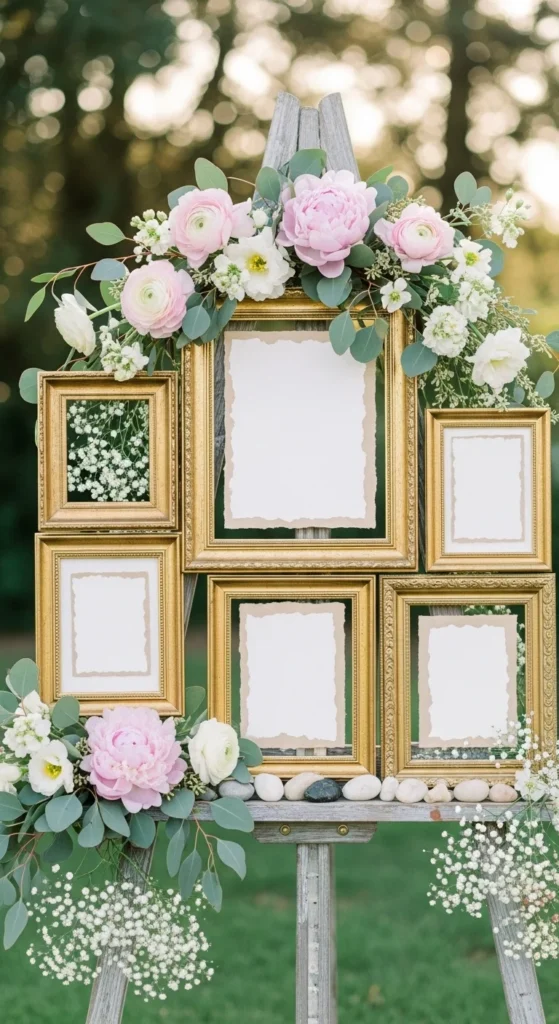 12. Vintage Frame Seating Chart