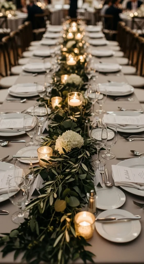 13. Simple Greenery Garlands
