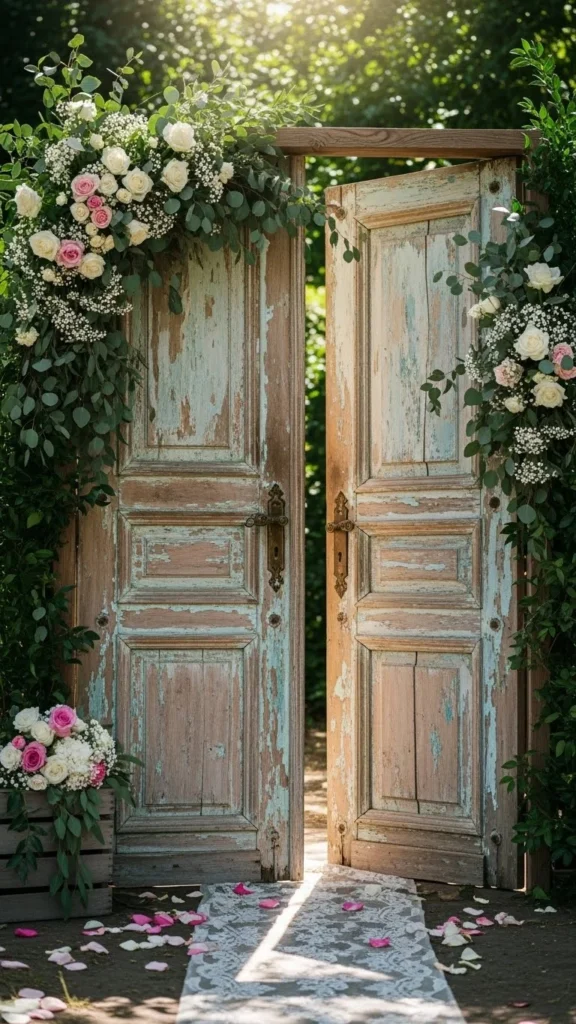 13. Vintage Door Setup